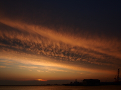 夕焼け @釧路