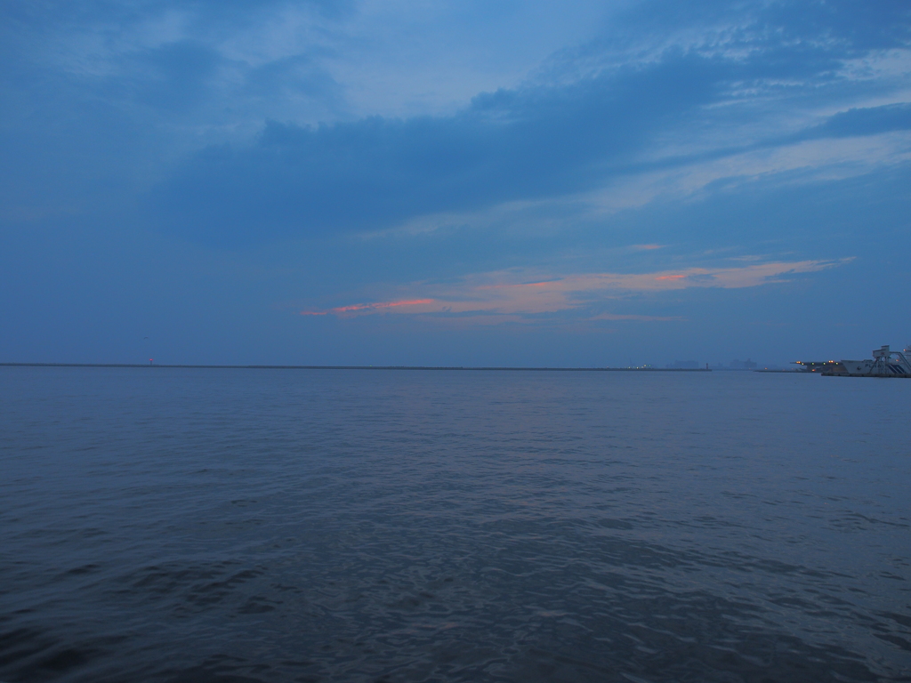 釧路港　夕焼け　2012-07-31