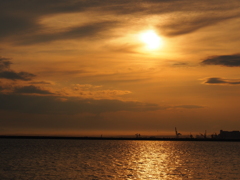 釧路港夕焼け　2012/05/24