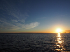 釧路港　夕焼け　20120713