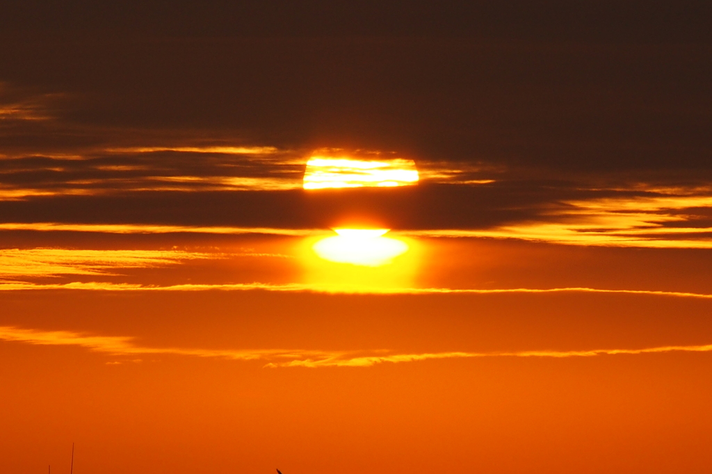 釧路港夕日2012-09-20