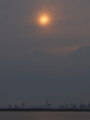 釧路港　夕焼け　2012/05/25　