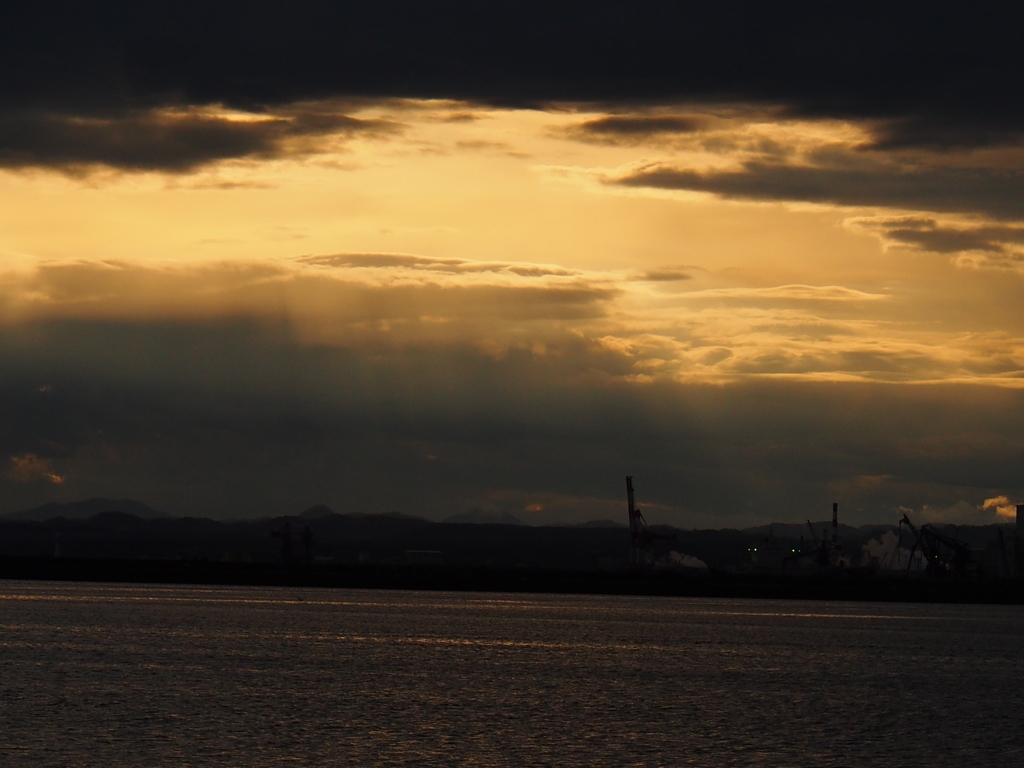 釧路港　夕焼け　2012/05/26