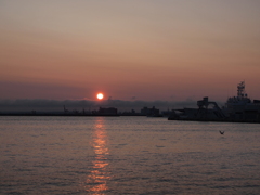 釧路港夕焼け　2012/05/20⑧