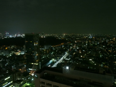 ホテルから新宿夜景