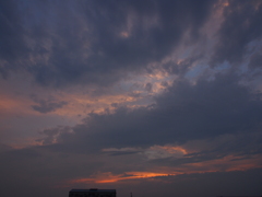 釧路港　夕焼け　2012-07-31