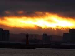 釧路港　夕焼け　2012/06/21