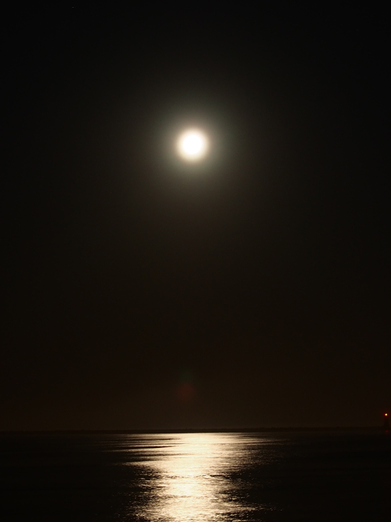 スーパームーン　@釧路