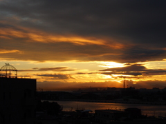 釧路　夕焼け　20120719