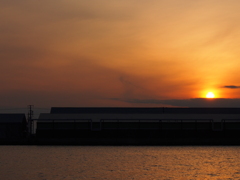 釧路港　夕焼け　2012/05/14 ③