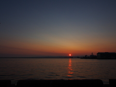 釧路港夕焼け　2012/05/20　⑤