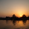 マラッカ川に沈む夕陽