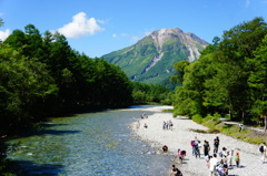 河童橋から焼岳