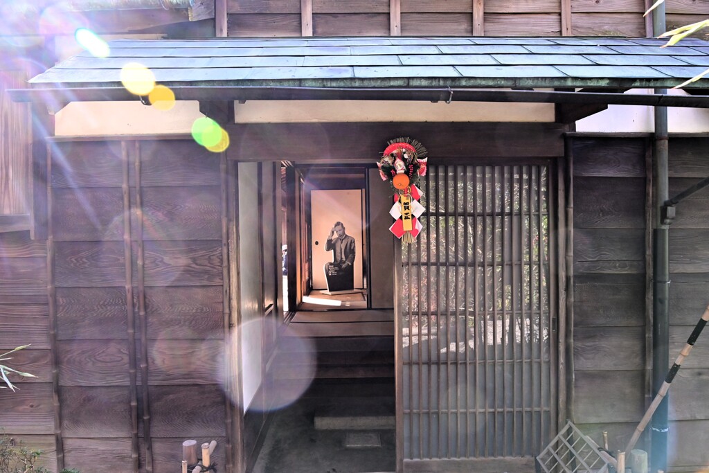 眩しい玄関