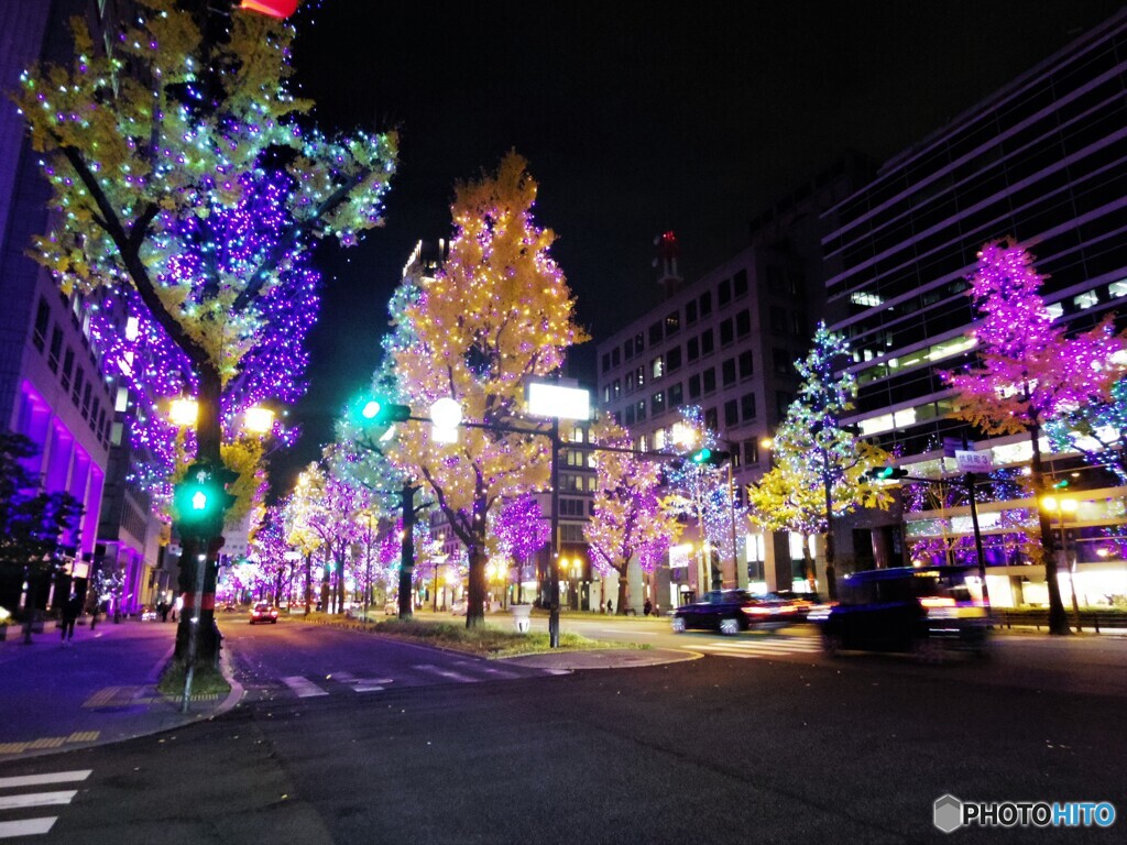 淀屋橋に21時15分