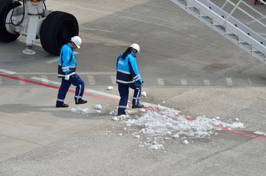 雪上のステップ