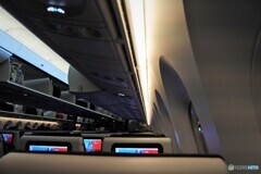 機内・・・