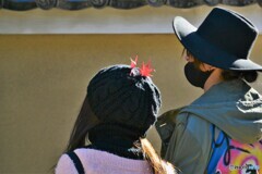 もみじとハットのふたり