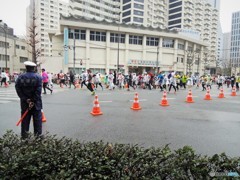 東京マラソン・・・警備中！