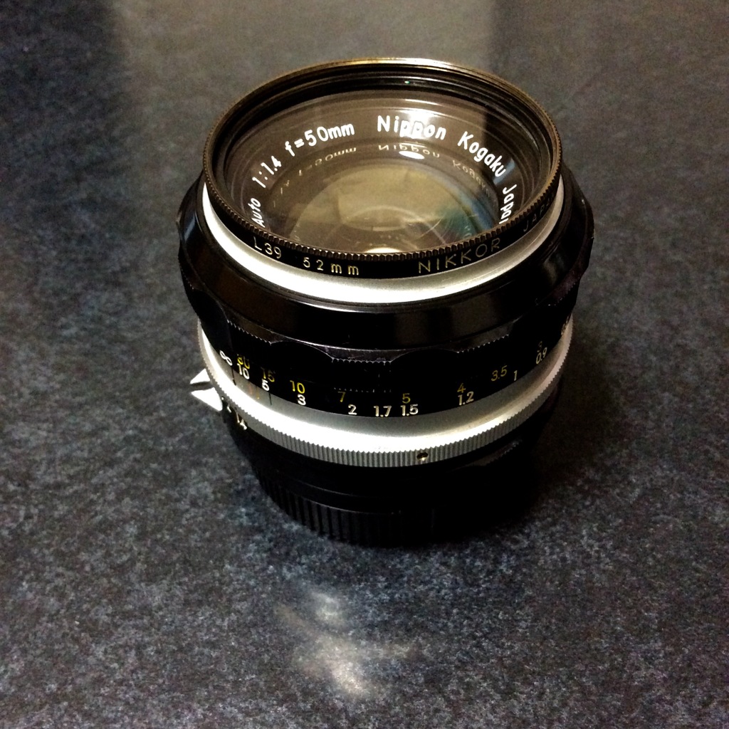 NIKKOR-S Auto 1:1.4 f=50mm