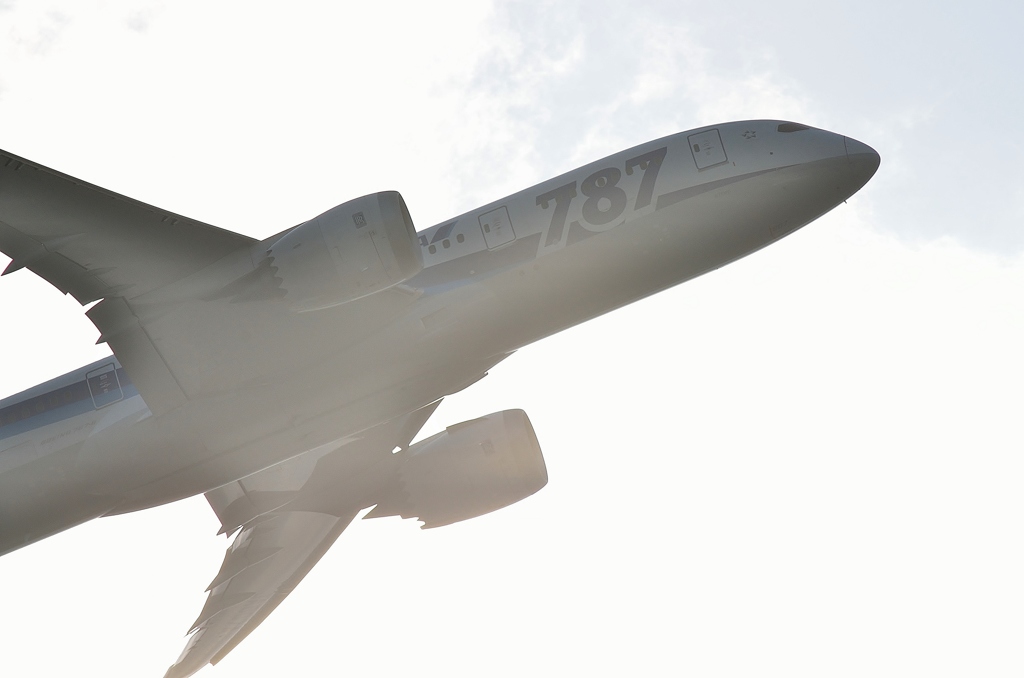 羽ばたく787！