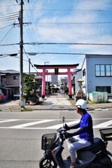 海辺の神社