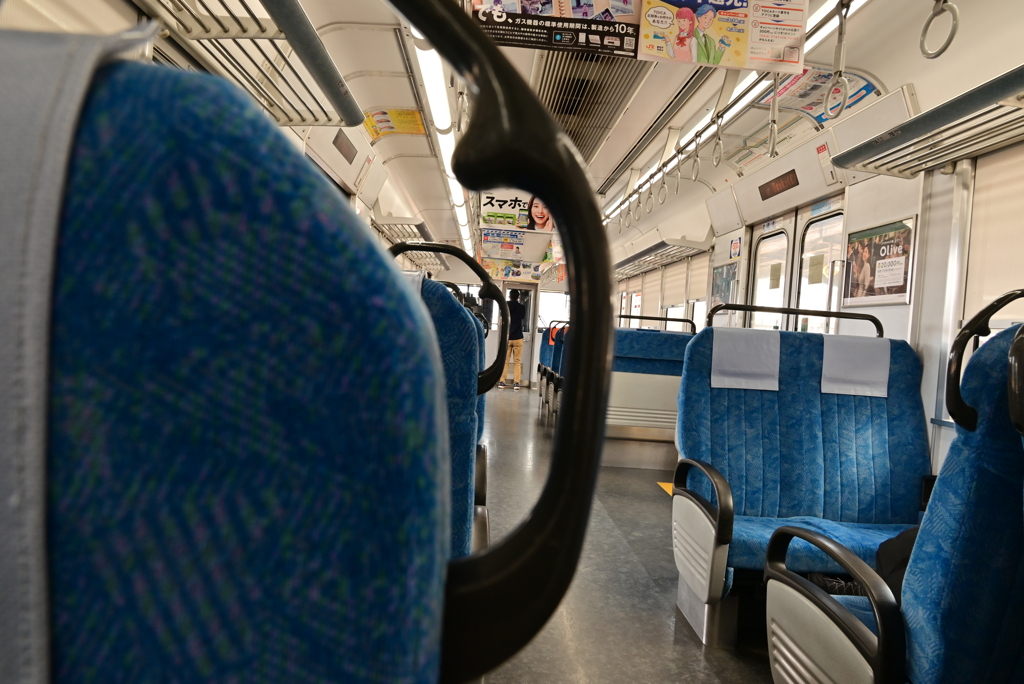 JR東海の車内で