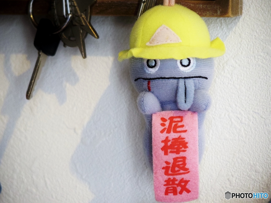 泥棒退散！