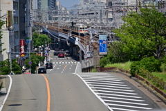 山陽電車、阪急三ノ宮駅から西へ・・・