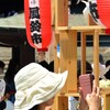 風鈴市と帽子とスマホと・・・