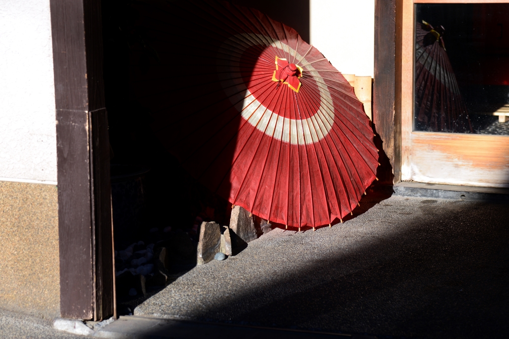 神楽坂のかさ