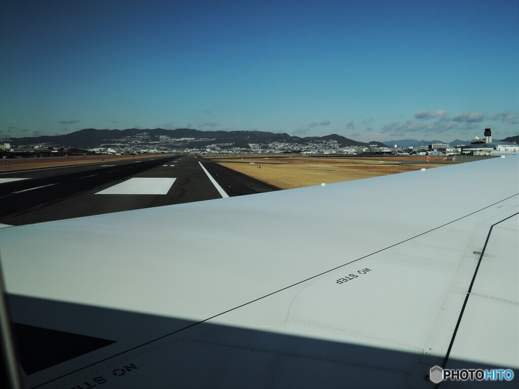 今朝の伊丹空港にて・・・其の参（ほな、飛びまっせぇ～）