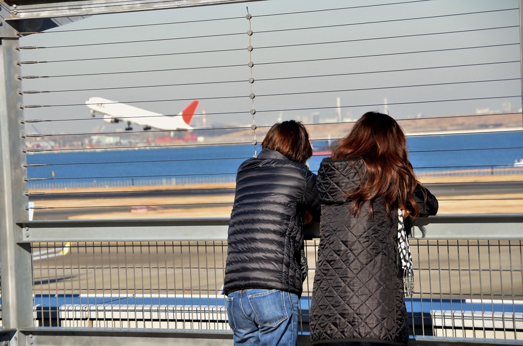 新婚旅行は旅客機を利用してね