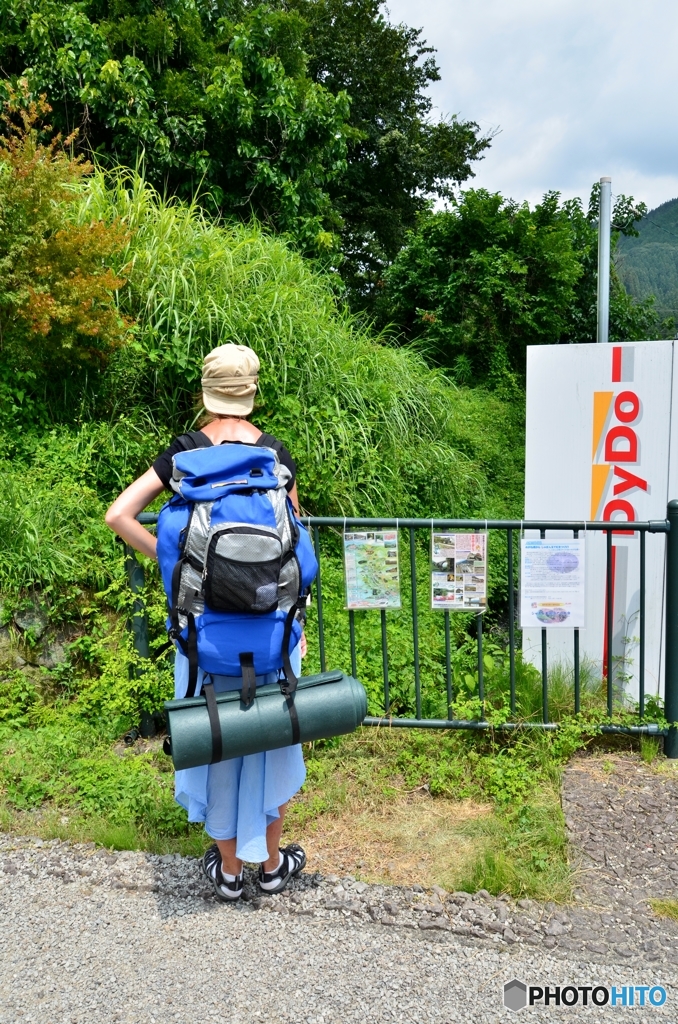 She is a backpacker of the Swiss