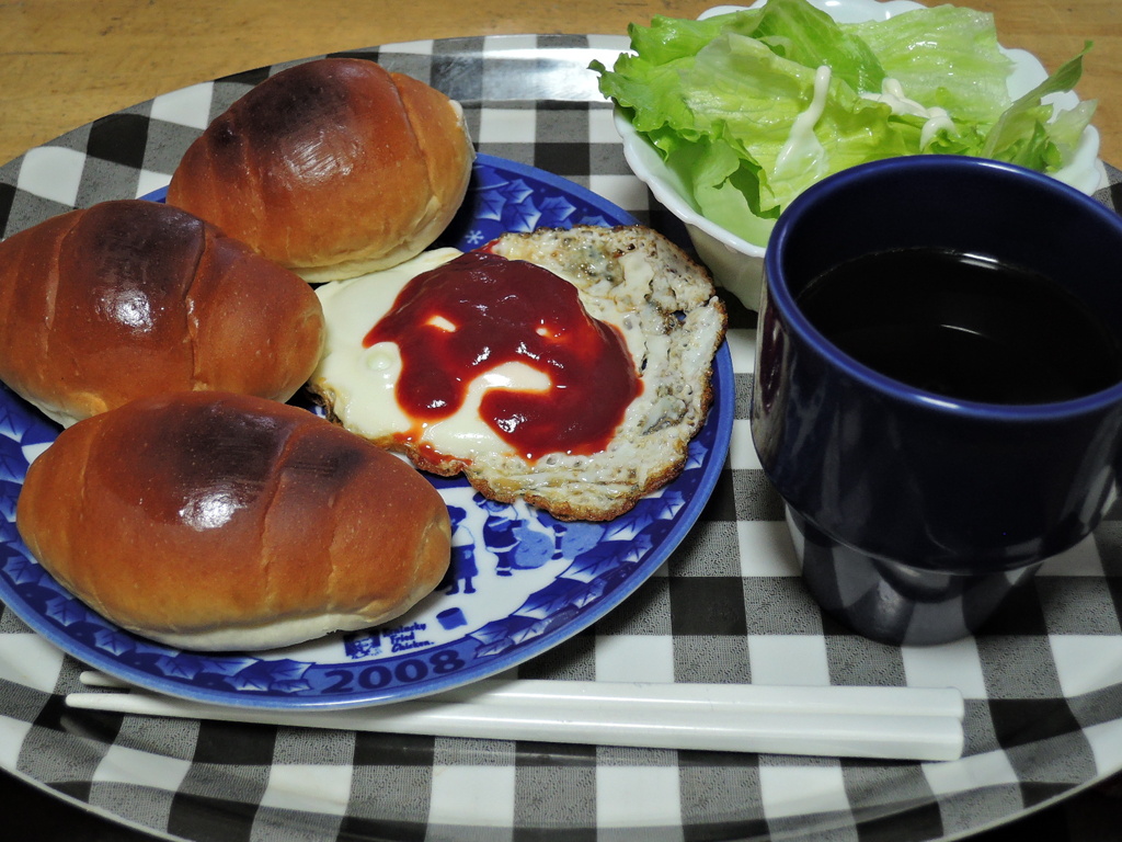 朝食・・・