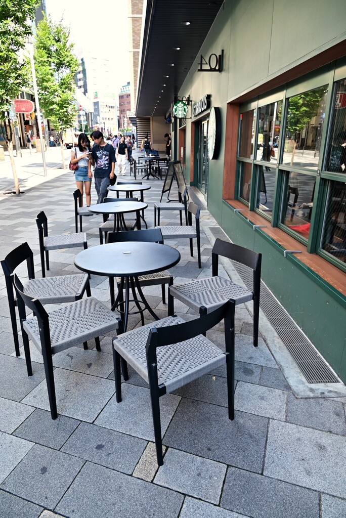 open café