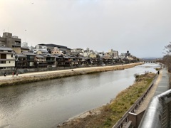 冬の鴨川