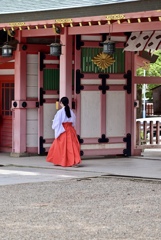 長田さんの巫女さん