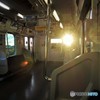 The sunrise in the train