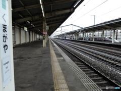 新幹線の駅、熊谷