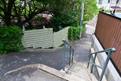 塩屋の階段と坂道
