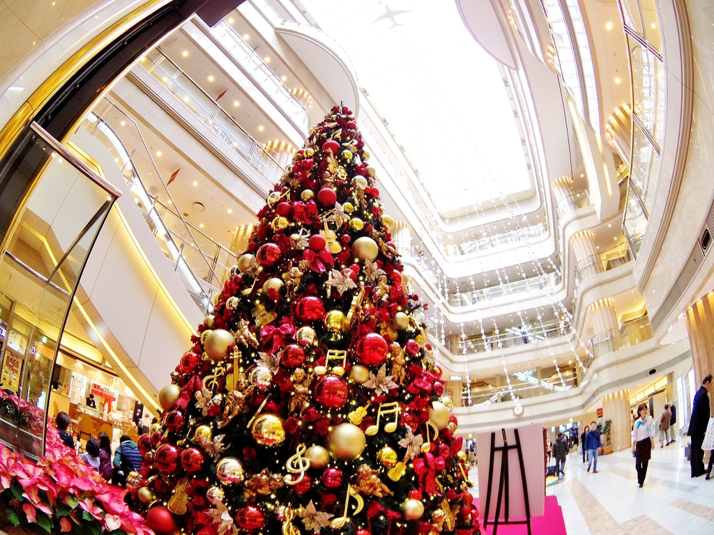 空港のクリスマス