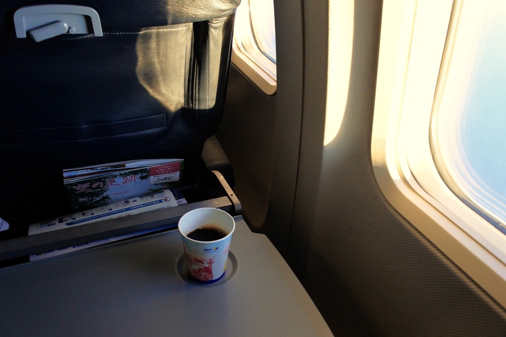 9000mm上空の珈琲