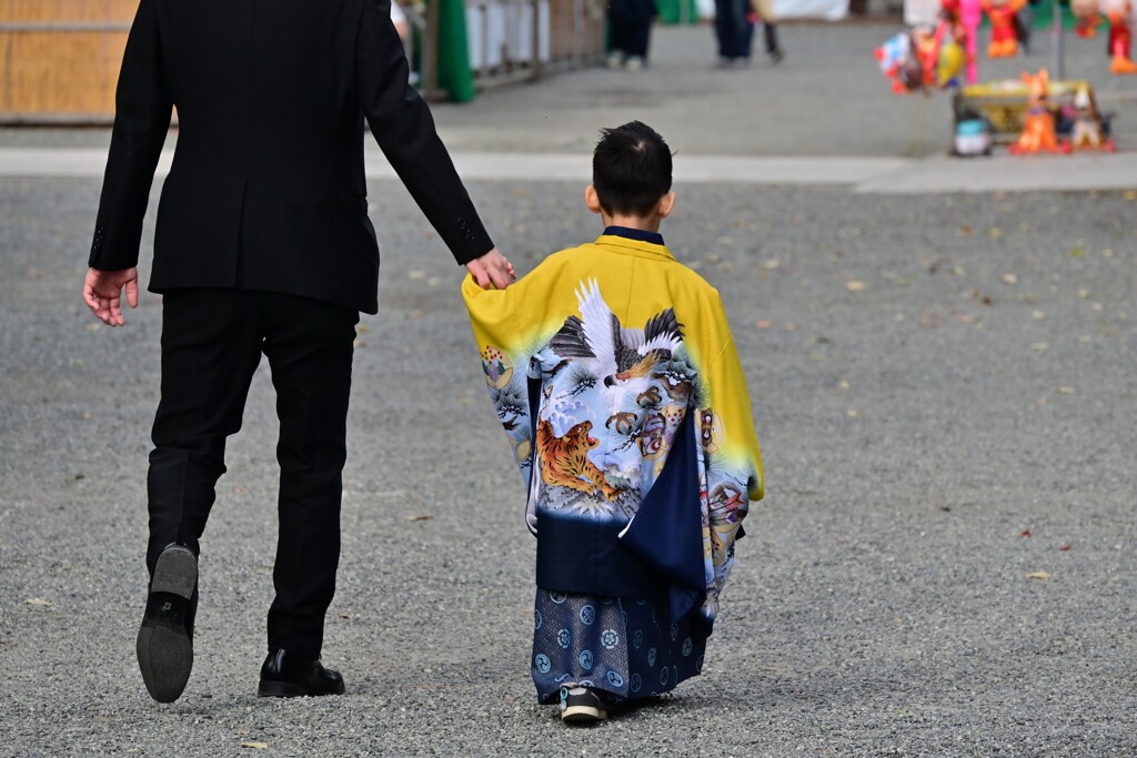 手をつないで・・・