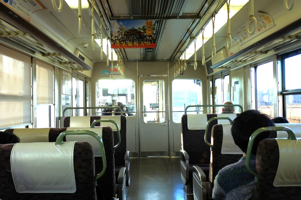 １８きっぷ(新快速車内)