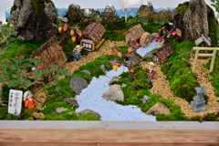 平間寺の菊花展で