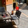 A table and chair
