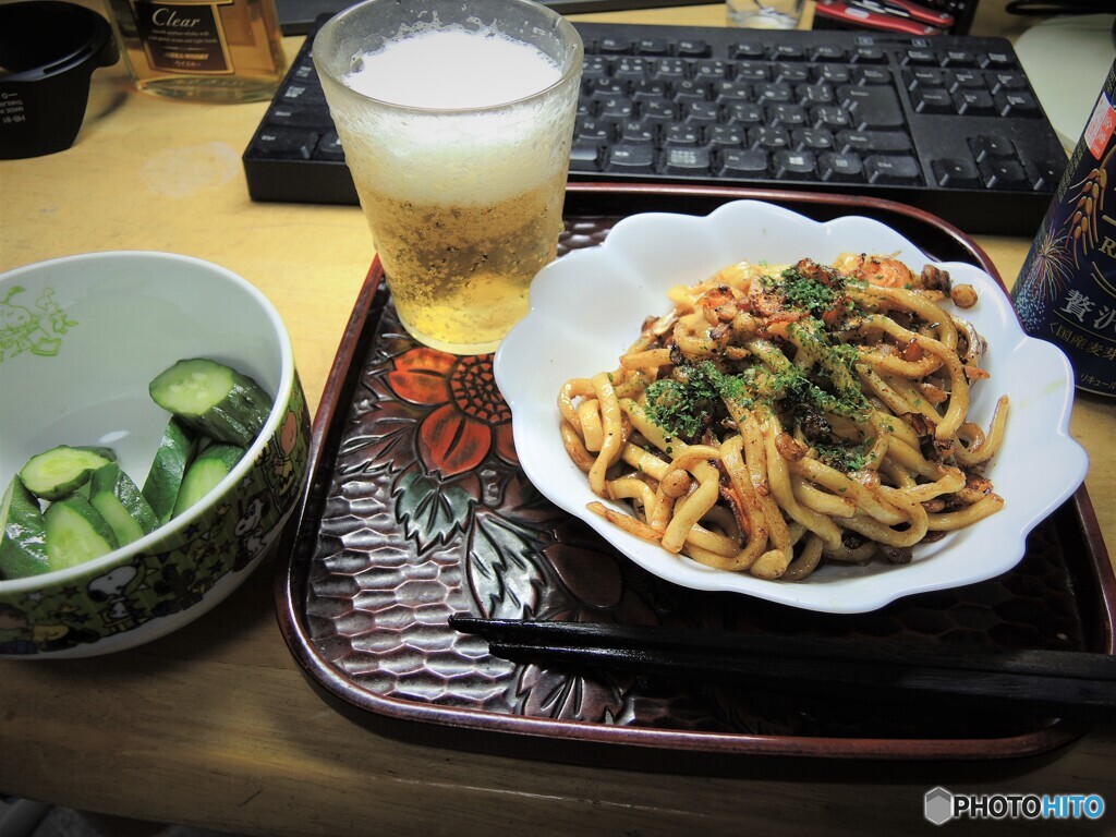 休日の夕食・・・