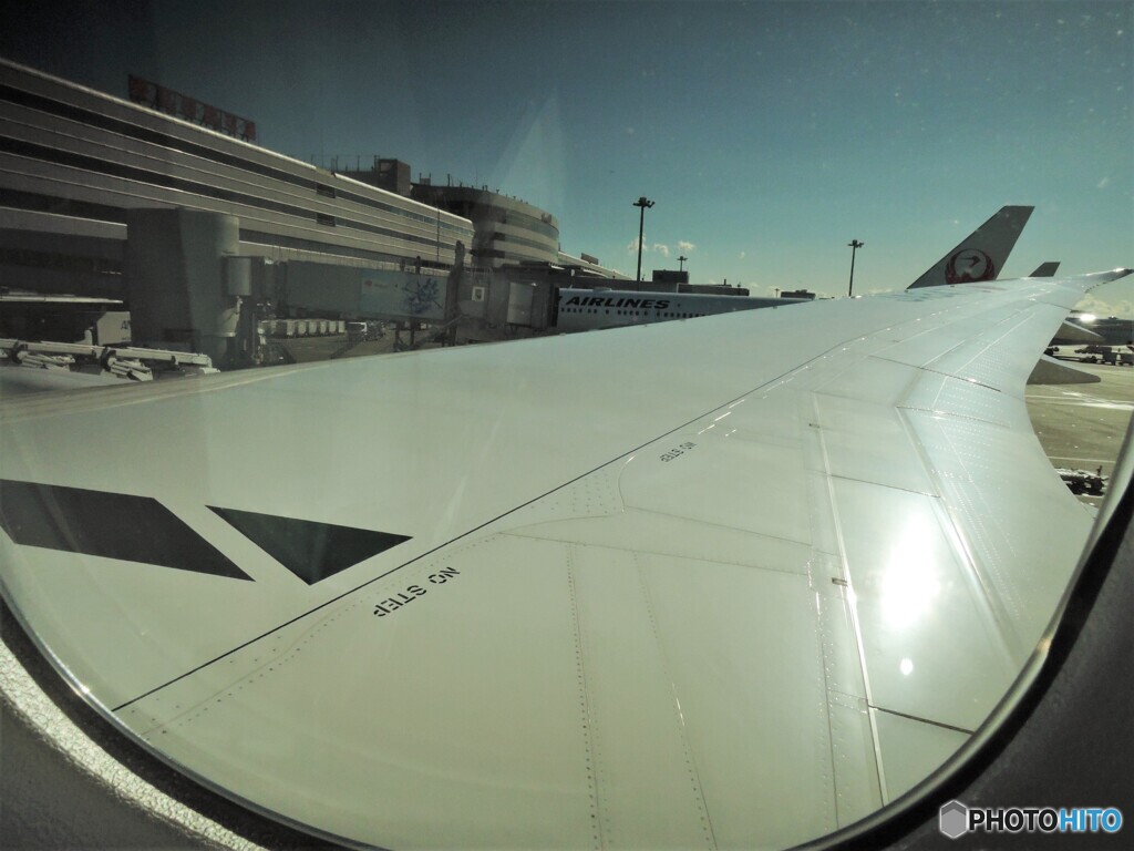 JAL115便・・・着席