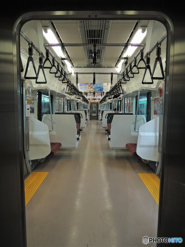 上野発の・・・常磐線で、車内